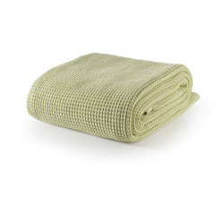 Бутиково памучно одеяло Marbella green