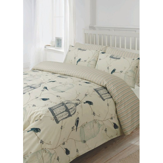 Спално бельо памучен сатен Гнездо за птици