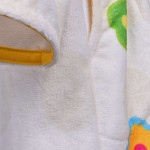 Детски хавлиен халат - бухалче в жълто L