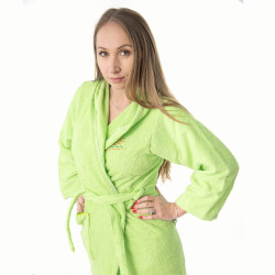 Хавлиен халат Юношески в зелено