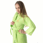 Хавлиен халат Юношески в зелено