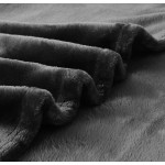 Софт одеяло или покривало за легло Тъмно Сиво