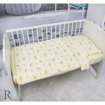 Бебешко спално бельо от памучно трико Мечо 