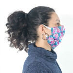 Mаска за многократна употреба щампа Purple Nature Mask-D12