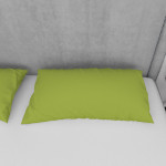 Спално бельо от микрофибър Бяло и Зелено