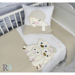 Бебешко спално бельо Трико Bears + Подарък завивка