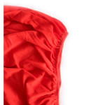 Памучен чаршаф с ластик Червено