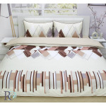 Луксозно спално бельо памучен сатен Iridas