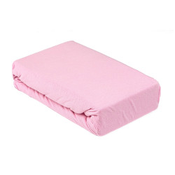 Чаршаф с ластик от памук Pink