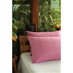 Калъфка за възглавница розово фин памук