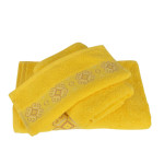Хавлиена кърпа Embroidery 50/80 Жълто