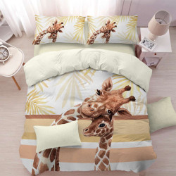 Единично спално бельо Giraffe