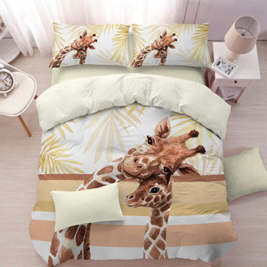 Двойно спално бельо Giraffe