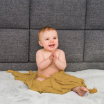 Бебешко одеяло бамбук Жълто