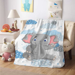 Бебешко одеяло Elephant in clouds 75/120 