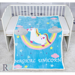 Бебешко одеяло шерпа Magical Unicorn