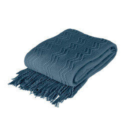 Плетено одеяло Merilyn blue 130/170