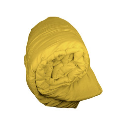 Олекотена завивка от микрофибър 130/210 Жълта