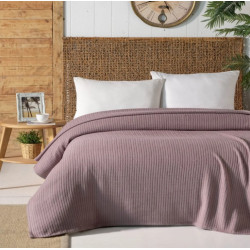 Памучно покривало за легло 150/240 Purple