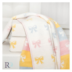 Бебешко памучно одеяло Ribbons