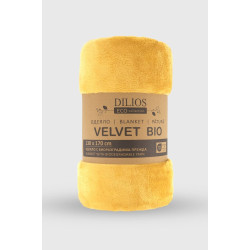 Одеяло от биоразградим текстил в жълто