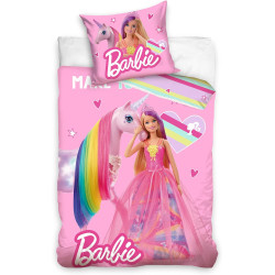 3D Спално бельо Barbie Unicorn