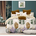 Два Единични спални комплекта Зелени цветя и Мамба микросатен