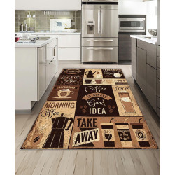 Кухненски килим 120/180 Кафе