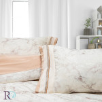 Спално бельо от висок клас фин памук Marble Beige