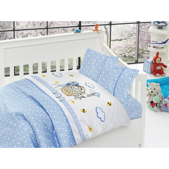 Бебешко спално бельо - Kitty Blue от StyleZone