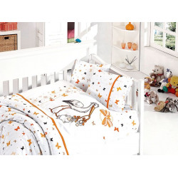 Бебешко спално бельо - Stork Orange от StyleZone