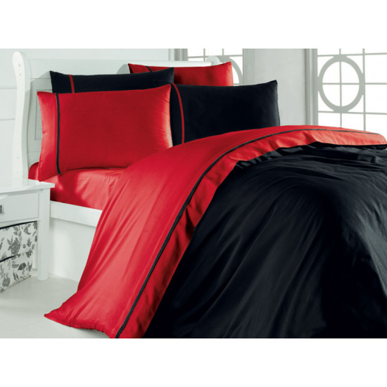 Спален комплект - Сатен - Ред Блек от StyleZone