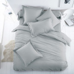 Едноцветно спално бельо от 100% памук ранфорс - СВЕТЛОСИВО от StyleZone