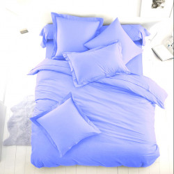 Едноцветно спално бельо от 100% памук ранфорс - СВЕТЛОСИНЬО от StyleZone