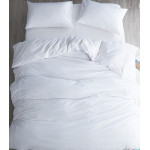 Едноцветно спално бельо от 100% памук ранфорс - СНЕЖНО БЯЛО от StyleZone
