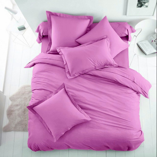 Едноцветно спално бельо от 100% памук ранфорс - СВЕТЛОЛИЛАВО от StyleZone