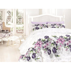 Лимитирана колекция спално бельо от 100% памук - Риела Лила от StyleZone