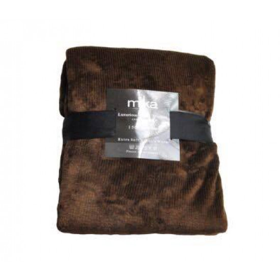 Едноцветно одеяло - ASPI13108 Brown от StyleZone