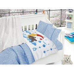 Бебешко спално бельо с одеяло -Sleeper mavi от StyleZone