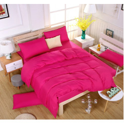Едноцветно спално бельо със завивка -  ЦИКЛАМА от StyleZone