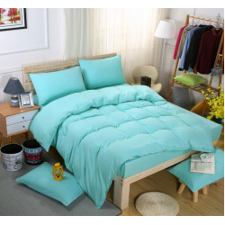 Едноцветно спално бельо със завивка - ПЕТРОЛЕНО от StyleZone