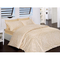 Луксозно спално бельо от сатениран памук- Venessa golden от StyleZone
