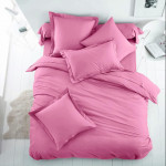 Едноцветно спално бельо от 100% памук ранфорс - БЕЙБИ РОЗОВО от StyleZone