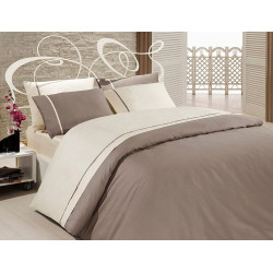 Луксозно спално бельо от висококачествен 100% сатениран памук - VIZON & KREM от StyleZone