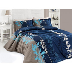 Луксозно спално бельо от сатениран памук- Eylul Petrol от StyleZone