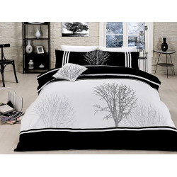 Вип спално  бельо  от висококачествен сатениран памук -Olinda siyah от StyleZone