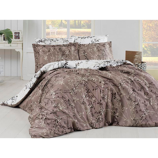  Луксозно спално бельо от  сатениран памук-  ZENA KAHVE от StyleZone
