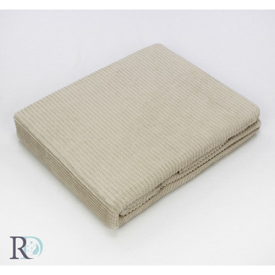 Стилно памучно одеяло  - МОНИ БЕЖОВО от StyleZone