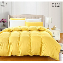 Двуцветно спално бельо от 100% памук ранфорс (патешко/бяло) от StyleZone