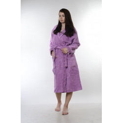 Халат за баня от висококачествен памук - ЛИЛАВ от StyleZone